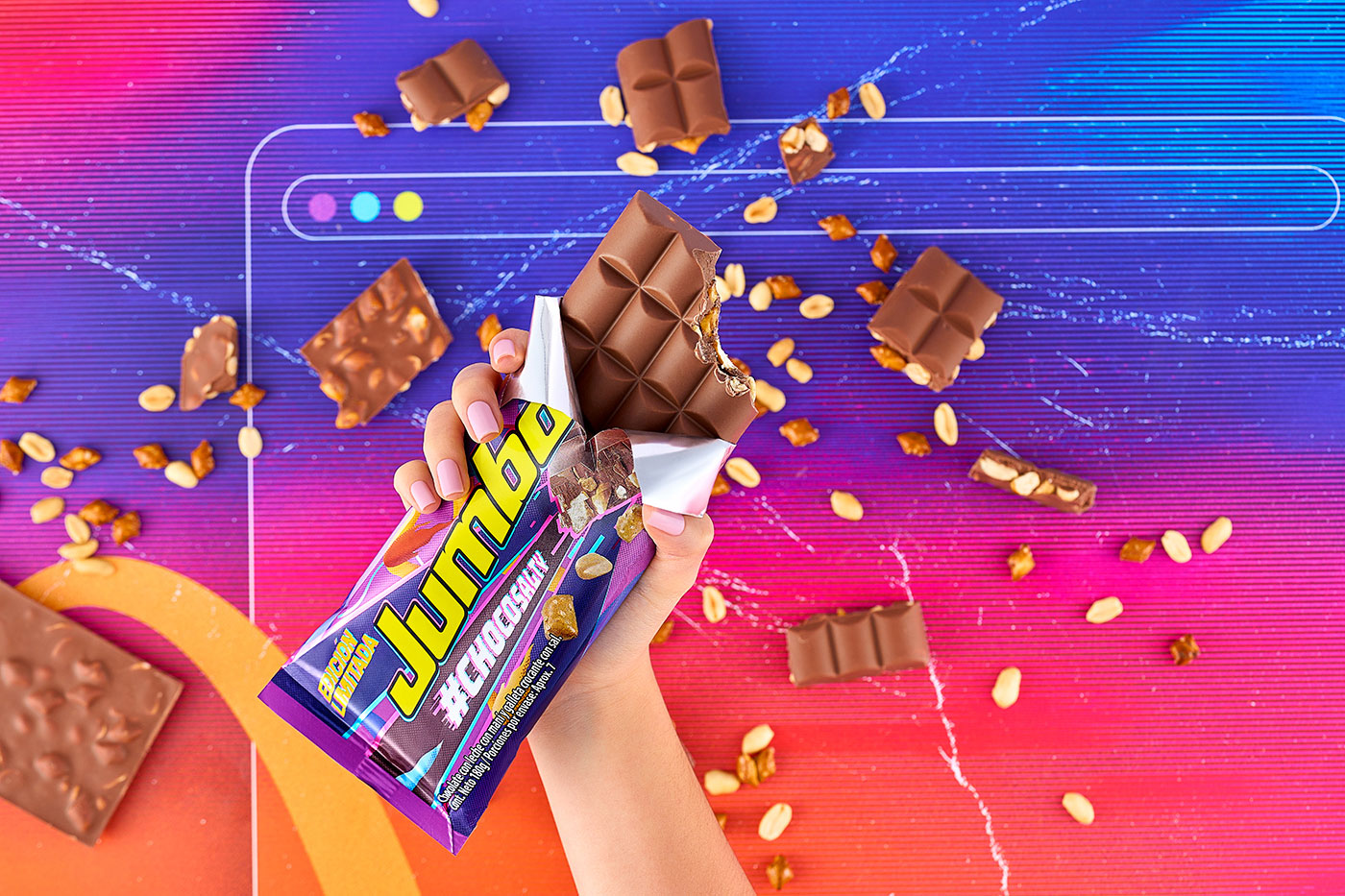 Jumbo Choc Attack overhead composite